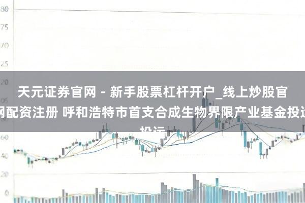 天元证券官网 - 新手股票杠杆开户_线上炒股官网配资注册 呼和浩特市首支合成生物界限产业基金投运