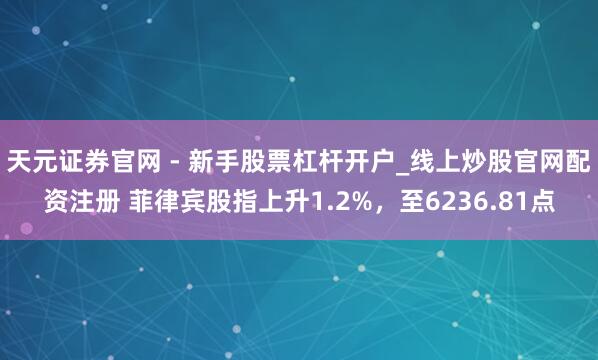 天元证券官网 - 新手股票杠杆开户_线上炒股官网配资注册 菲律宾股指上升1.2%，至6236.81点