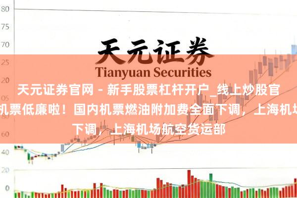 天元证券官网 - 新手股票杠杆开户_线上炒股官网配资注册 机票低廉啦！国内机票燃油附加费全面下调，上海机场航空货运部
