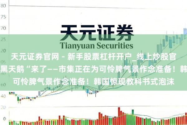 天元证券官网 - 新手股票杠杆开户_线上炒股官网配资注册 真确的”黑天鹅“来了——市集正在为可怜脾气景作念准备！韩国惊现教科书式泡沫