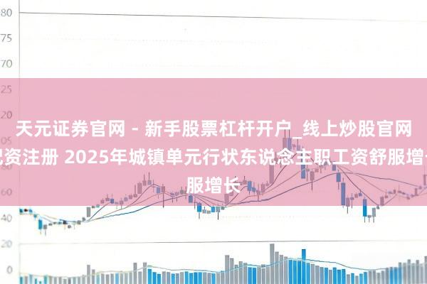 天元证券官网 - 新手股票杠杆开户_线上炒股官网配资注册 2025年城镇单元行状东说念主职工资舒服增长