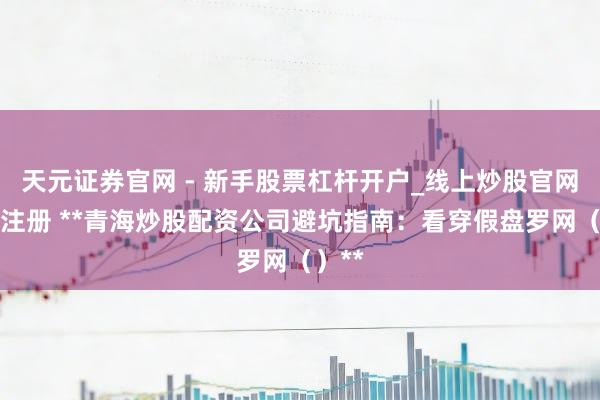 天元证券官网 - 新手股票杠杆开户_线上炒股官网配资注册 **青海炒股配资公司避坑指南：看穿假盘罗网（）**